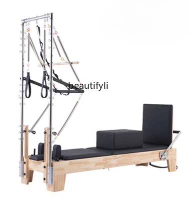 Pilates Five-Piece Large Equipment Oak Two-in-One Ladder Barrel Stable Chair Brace Core Training Elevated Bed