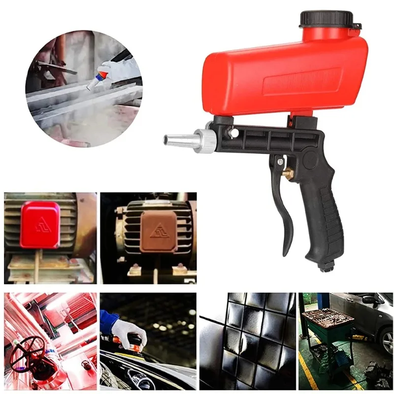 

Регулируемый пневматический пескоструйный пистолет, набор 90psi, портативный домашний пескоструйный аппарат, гравитационный ручной пистолет, устройство для удаления ржавчины