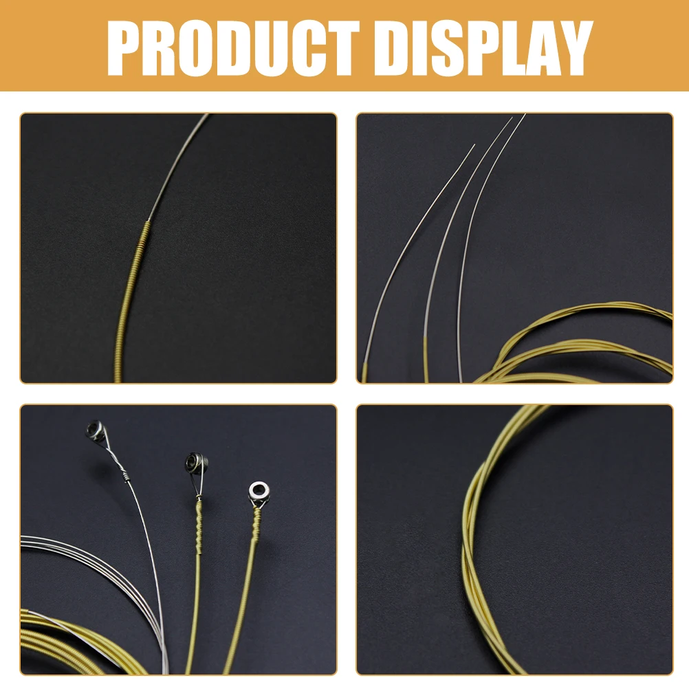 

Silver Plated Guitar Strings Supplies Accessories Kit Classical Brass Accessory