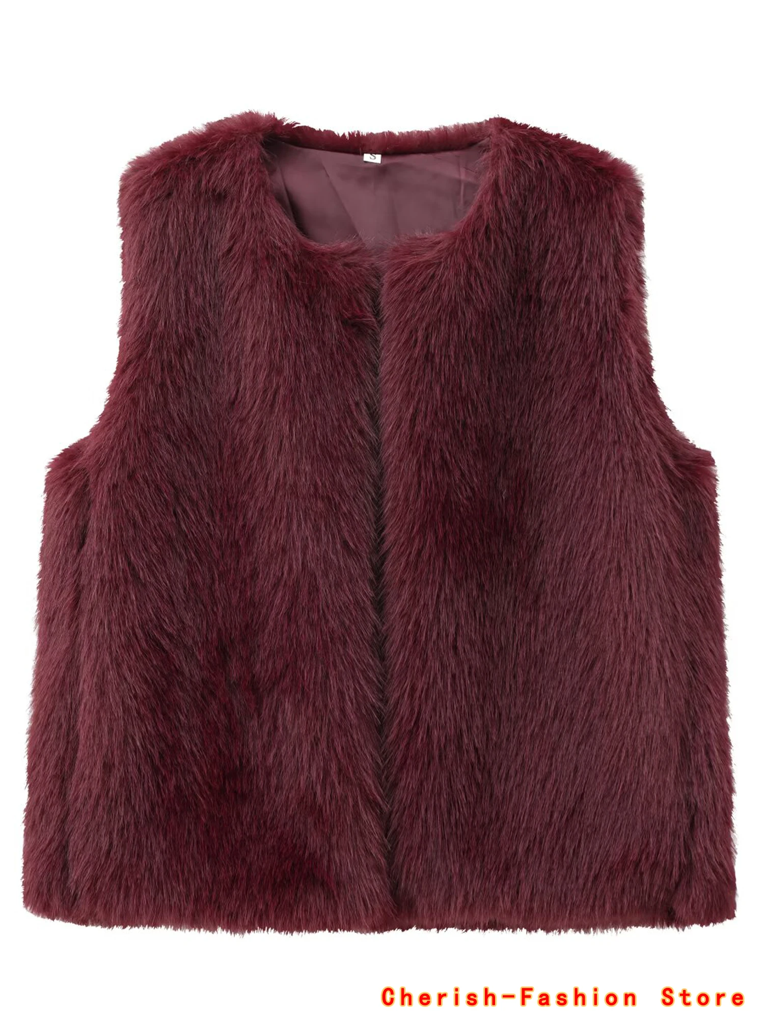 Gilet invernale in pelliccia sintetica da donna caldo moda gilet casual cappotto giacche senza maniche moda streetwear nuovo in capispalla top caldi