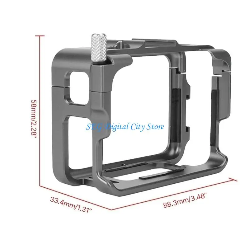 U75B Frame Cage for Ace Protective Border Housing Case for Panoramic Action Camera Protector Metal Cage