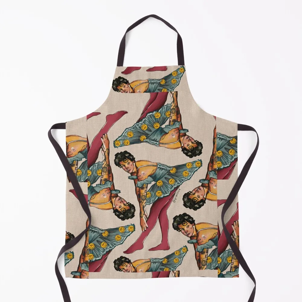 

The Ballerinas Apron For Man Kitchen Front Professional Barber Things For The Home Apron