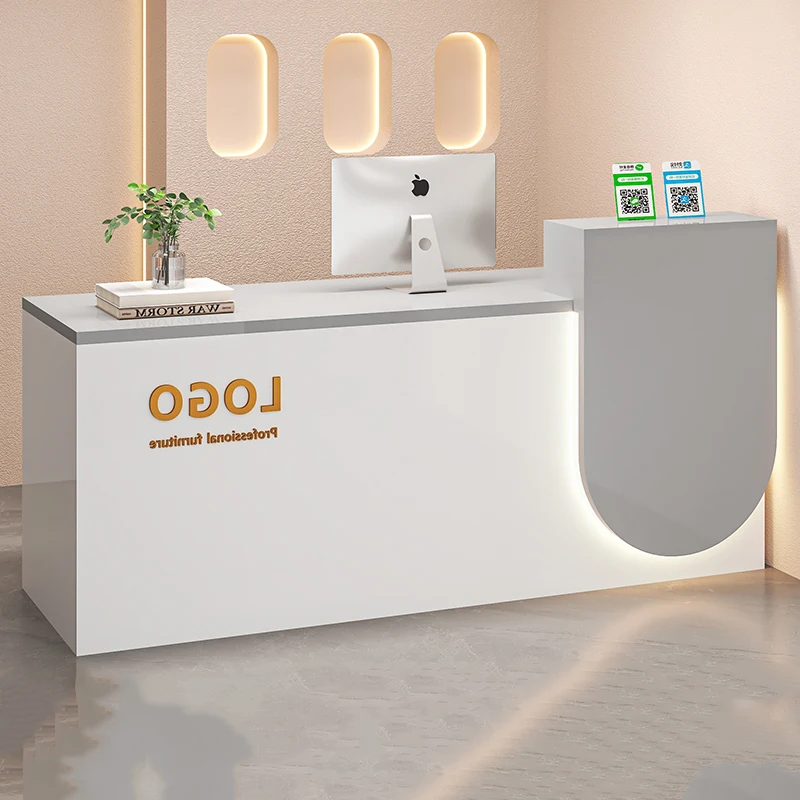Entertainment Decoration Reception Desk Display Checkout Counter Reception Desks Princess Escritorio Moderno Trendy Furniture