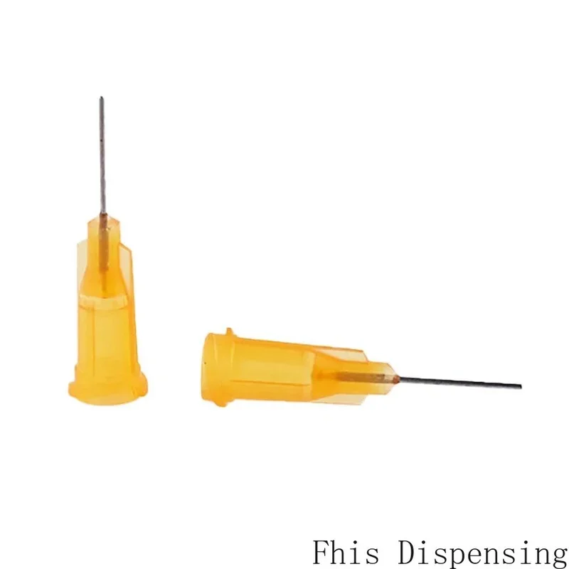 إبر توزيع قياسية ISO ، قفل Pp Luer ، أنبوب محوري ، دقة طول ss Dispense ، أطراف غير حادة 23 جم ، من من من من من نوع W ،