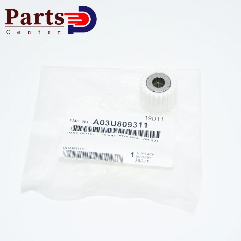 

3PC Original A03U809311 A03U809300 22T Fuser Drive Gear for Konica Minolta bizhub Pro C5500 C5501 C6000 C6500 C6501 PRESS C7000