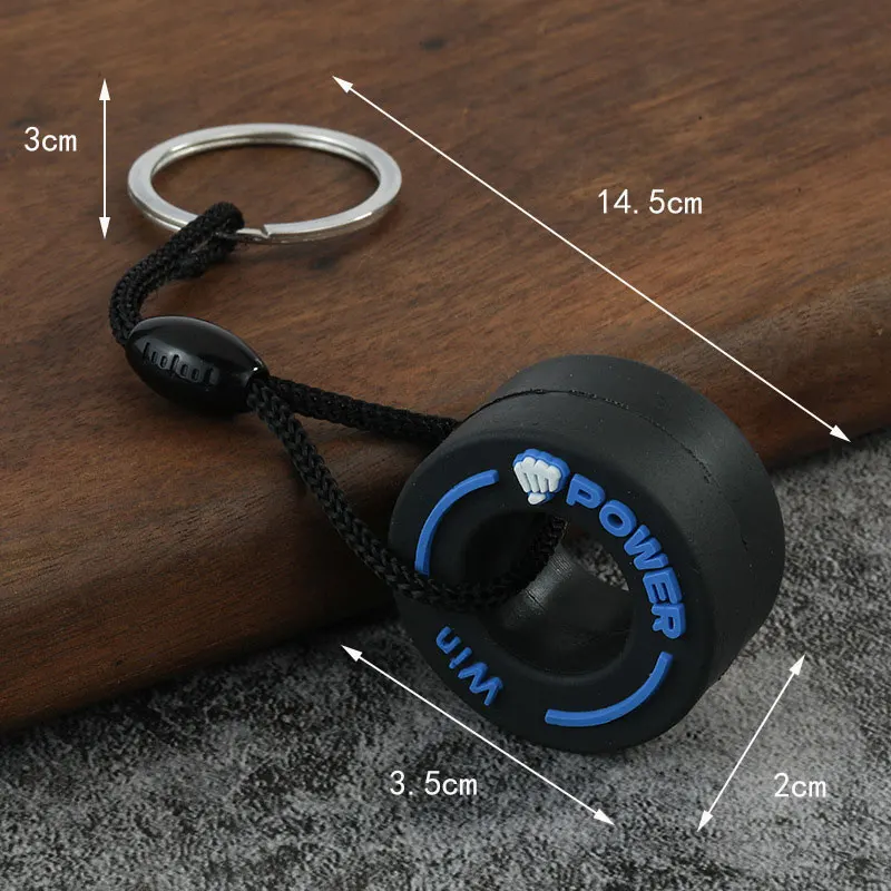Creative Gear Head Keychain Turbo Speed Gearbox Brake Disc Pendant Shock Absorber Car Keyring Unique Keys Holder