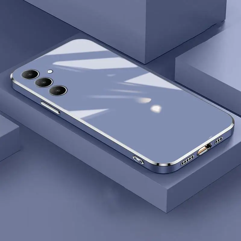 Funda Galvanisierte Überzug Fall Für Samsung Galaxy A56 A36 A26 A16 A55 A35 A25 A15 A53 A73 A33 A34 A52 4G A52S A05 A06 5G Abdeckung – Detail 2