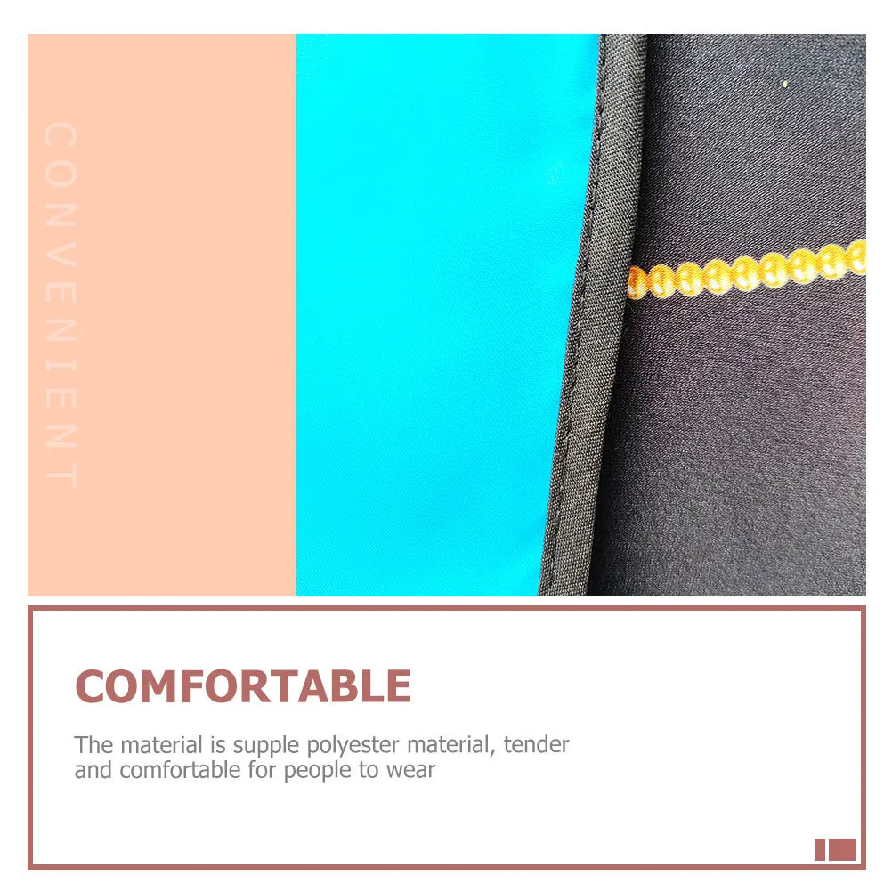 1 قطعة مريلة الكبار مقاوم للماء طوي البوليستر الملابس حامي لكبار السن قابلة لإعادة الاستخدام قابل للغسل الطعام مقاومة للاهتراء المنزلية #1