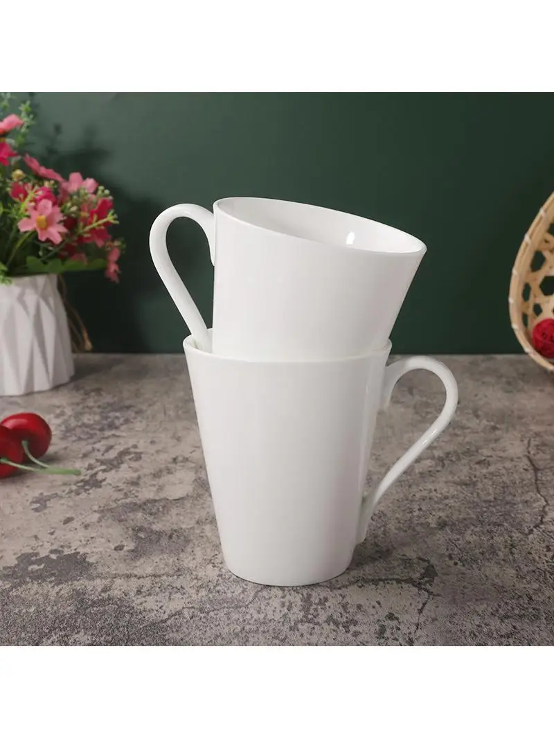 Creative Bone China Coffee Milk Tea Cup Premium Gift Set Cus Printed Logo Modern Sle Universal Cup for Busin And Home