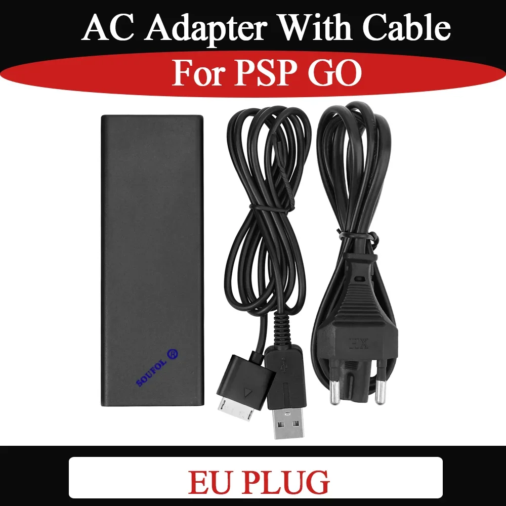 1PCS Voor PSP GO Duurzaam EU/US Plug AC Adapter Met USB Oplaadkabel Oplader Voeding Voor PSP GO accessoires Dropshipping