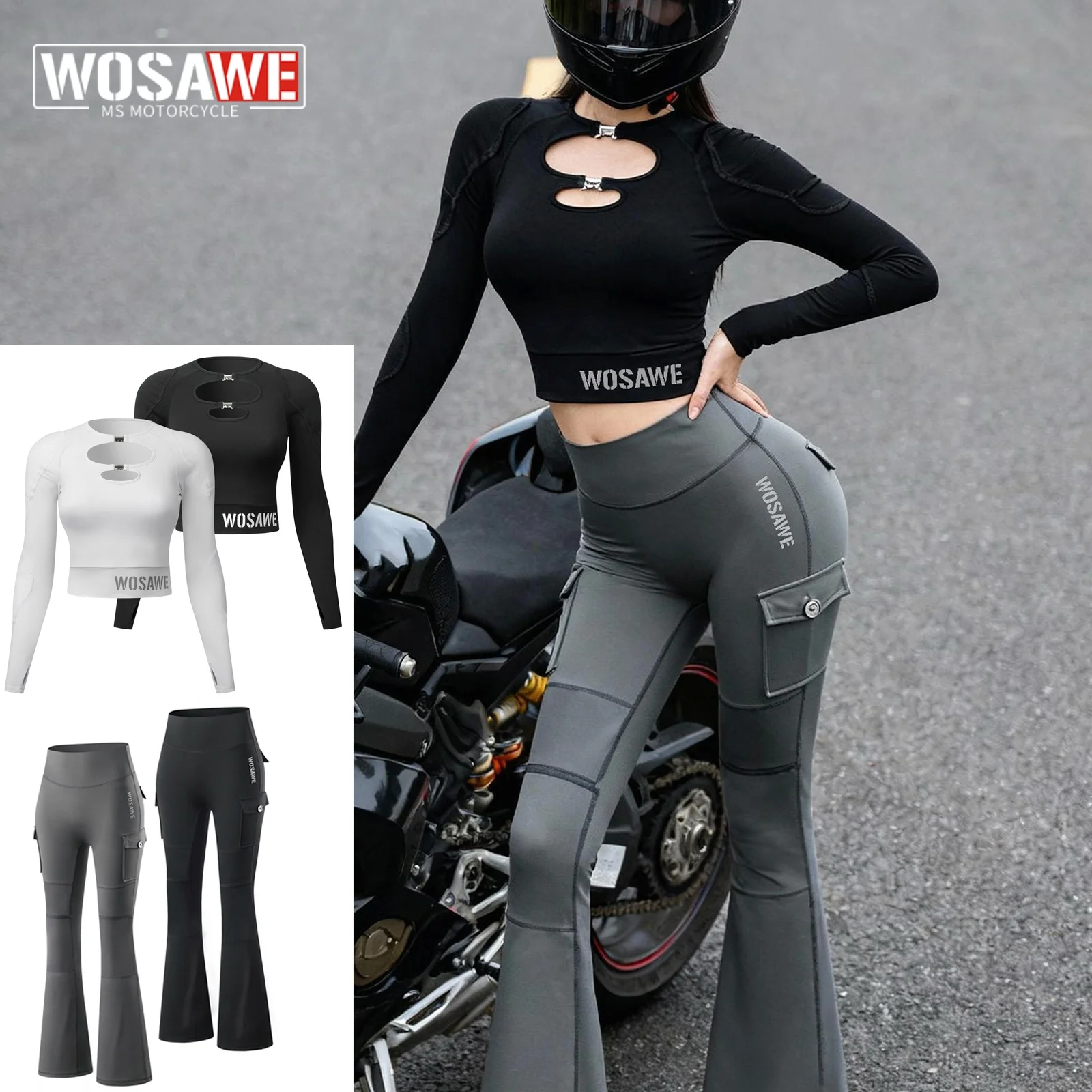 conjunto-de-chaqueta-y-pantalones-de-motocicleta-para-mujer-wosawe-traje-de-motociclismo-casual-elastico-de-verano-ropa-transpirable-y-ajustada-para-motocross