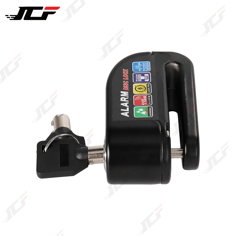 Motorcycle Alarm Lock Wheel Disc Brake Motorbike Scooter Bicycle Waterproof Anti-theft Aluminum Alloy Security Brake lock view 2