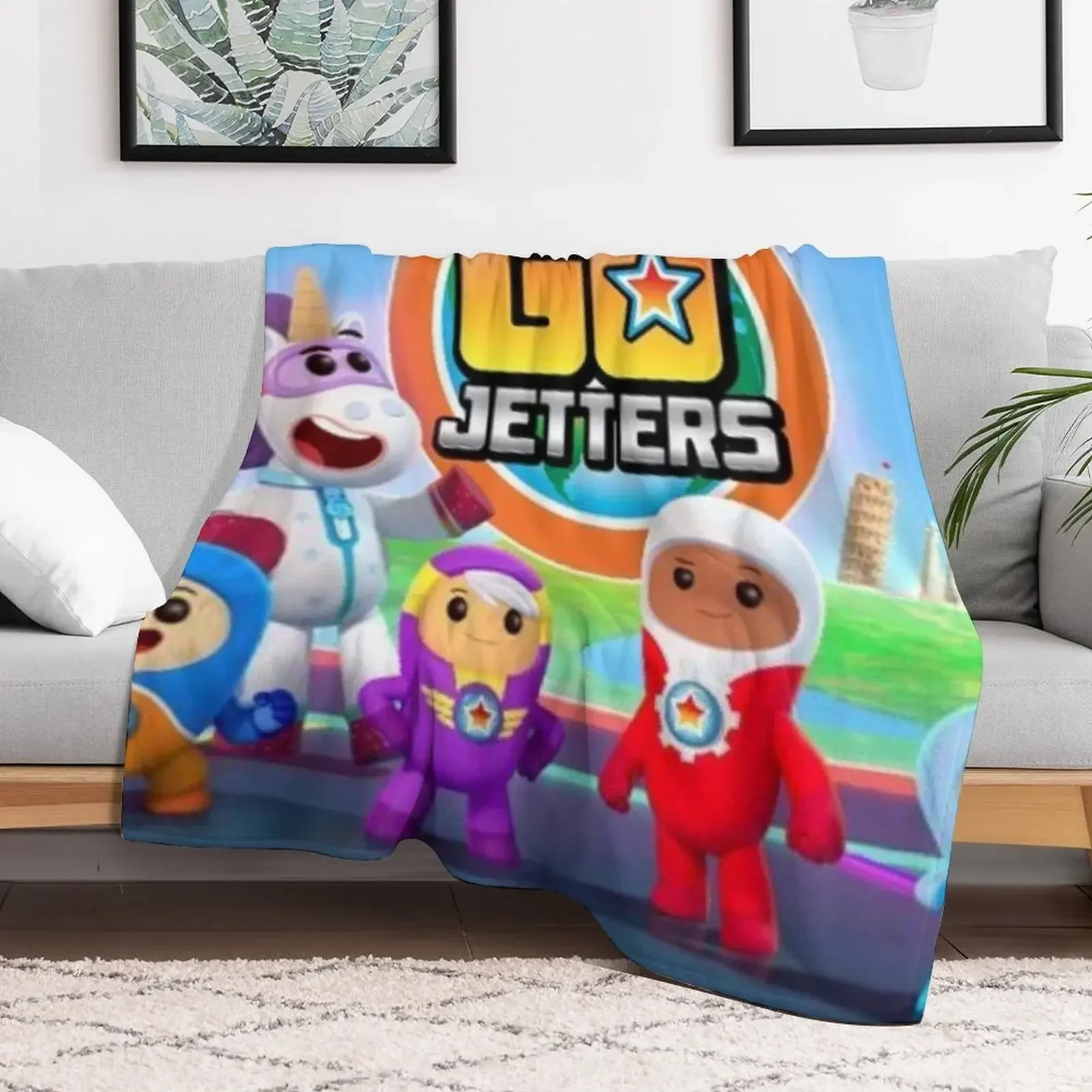 Go Jetters Design Throw Blanket valentine gift ideas Shaggy Multi-Purpose Blankets