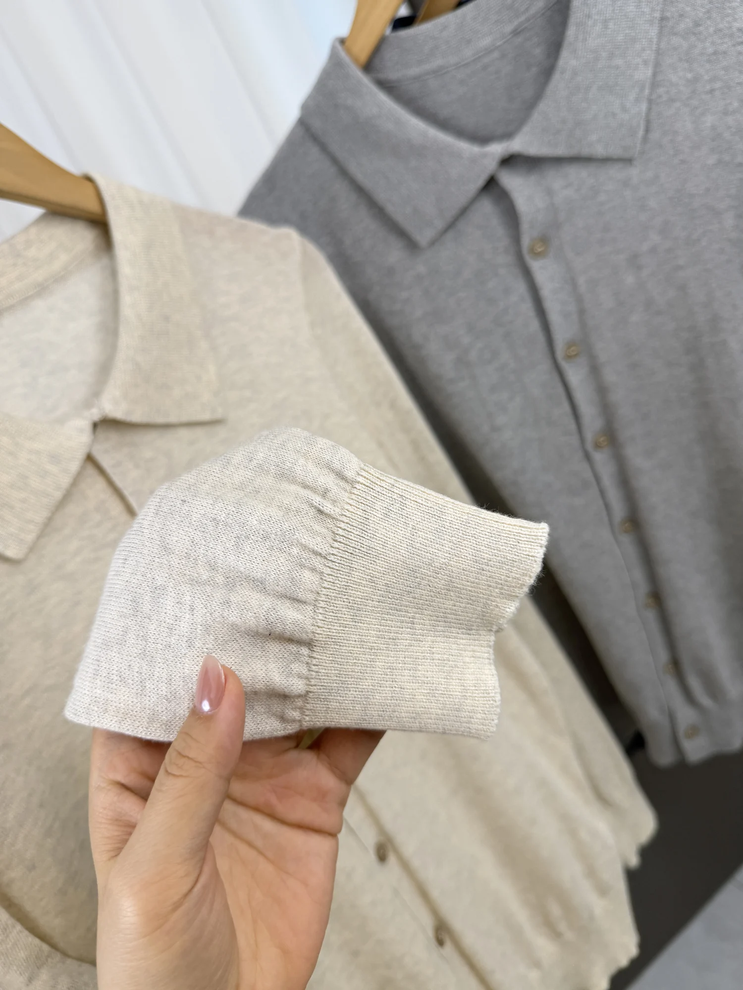 Italian Minimalist Men's Knitted Cardigan Sweater Cotton Cashmere Blend Long Sleeve Turn-down Collar Warm Autumn Winter Fashion