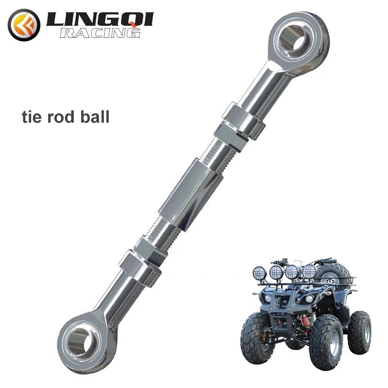 

LING QI Upper Lower Adjustable Ball Joints Steering Inner Tie Rod Ends For ATV Four Wheeler Quad Go Kart ATV Accessories