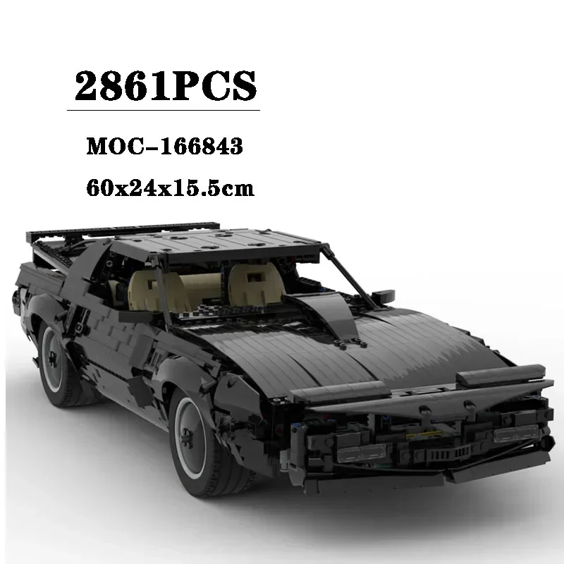 New Building Block MOC-166843 Cavalier Cat Roadster (No Battery) 2861PCS Boy DIY Puzzle Educational Birthday Christmas Toys Gift