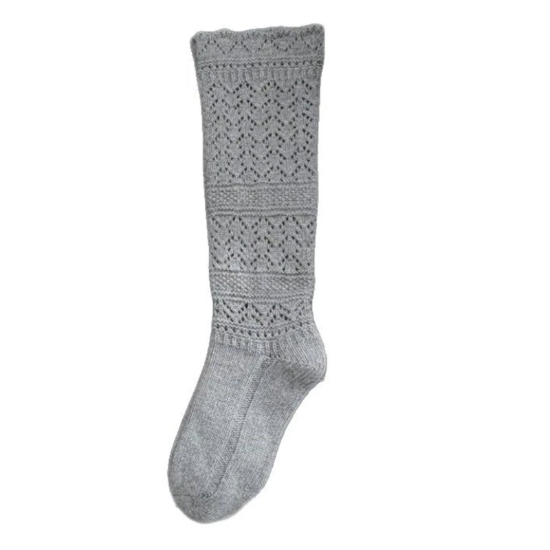 

Women Weave Layered Socks Intermediate Calf Warm Hot Fall Winter Essential