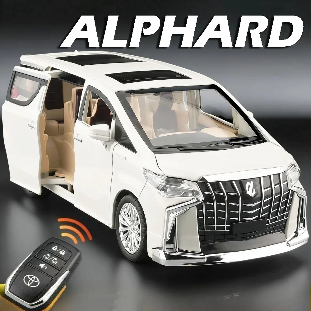 

Машинка-модель Alphard VS680 в масштабе 1:24, литая из сплава, с амортизацией, откатным механизмом, звуком и светом, изысканным интерьером, для детских развивающих игр
