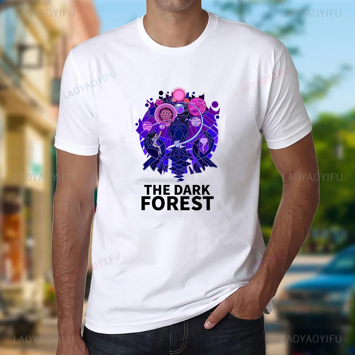 The Three Body Problem T Shirt The Dark Forest Print Tops Vintage Cartoon Graphiicc T Shirts Women Men Clothing New Style Unisex