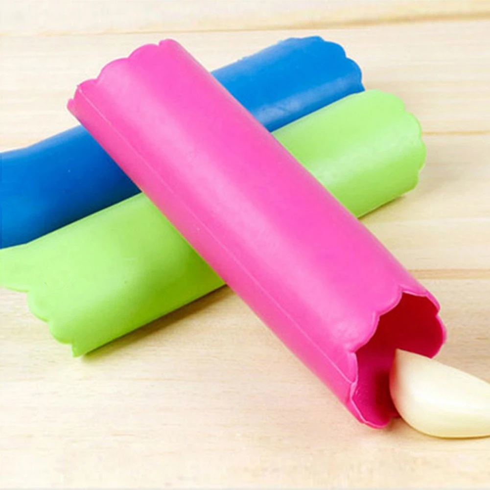Silicone Garlic Peeler Skin Remover Roller Keeper Garlic Stripper Garlic Tube Rollers Garlic Tools Kitchen Gadgets