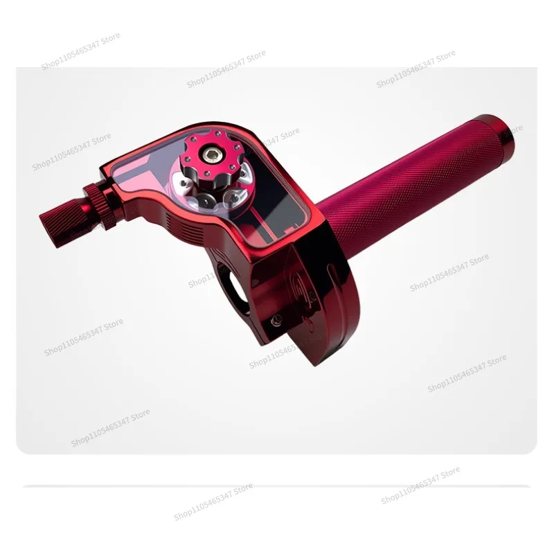 Motorcycle Accessories Modified Cross-border Large Oil Wringing Electric Vehicle Throttle Handle CNC Gatlin Handle Turn Assembly