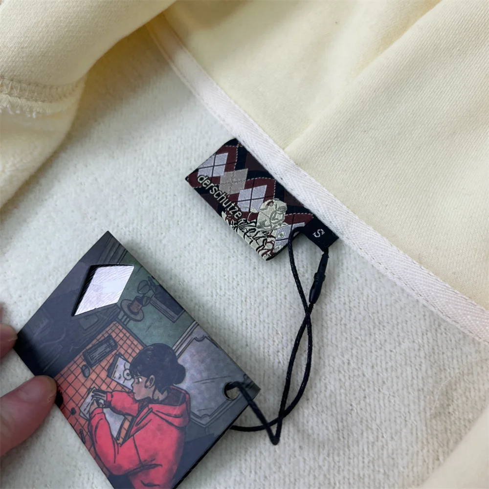 Derschutze Eden التطريز الصوف حديقة عدن زمم سترة البلوز الرجال النساء أفضل نوعية النسيج الثقيل هوديي #6