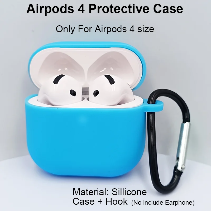 Case For Airpods 4 Protective Case For Airpods 4 Cover Case For Airpods4 Silicone Case For airpods4 TPU Case For Apple Airpods4