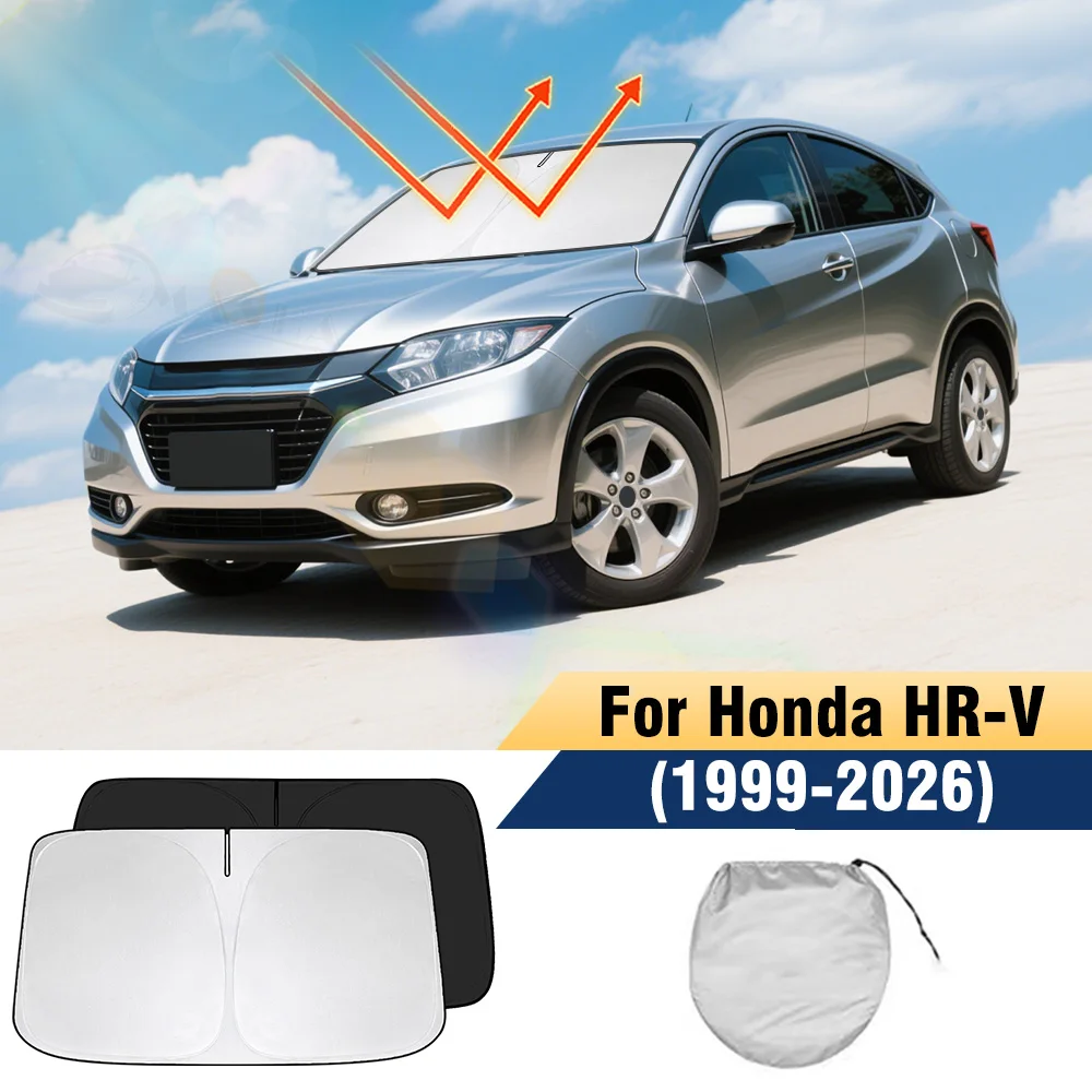 

For Honda HR-V Windshield Sun Shade 1999-2025 2026 Foldable UV Protection Sunvisor Window Sunshade Visor Protector for Vehicle