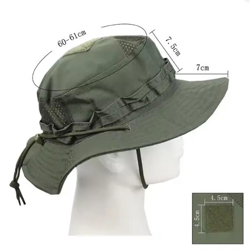 Mountaineering Sun Hat Outdoor Sports Fishing Hiking Cap Hunting Camping Sunproof Round Brim Fisherman Hat Mens Headwear