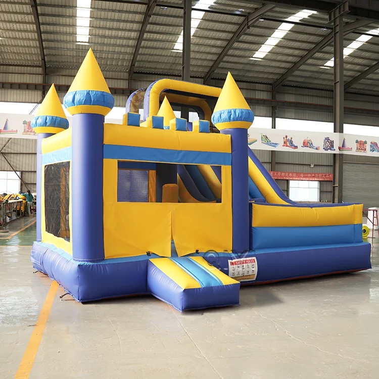 

Коммерческий надувной батут-замок высокого качества в пастельных тонах для продажи