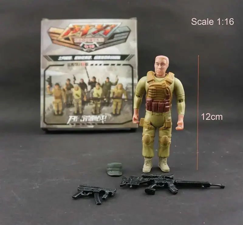 

1/16 4D Solider Model DIY Puzzle Assemble Special Force 8 Different Action Figure Toys For Boy
