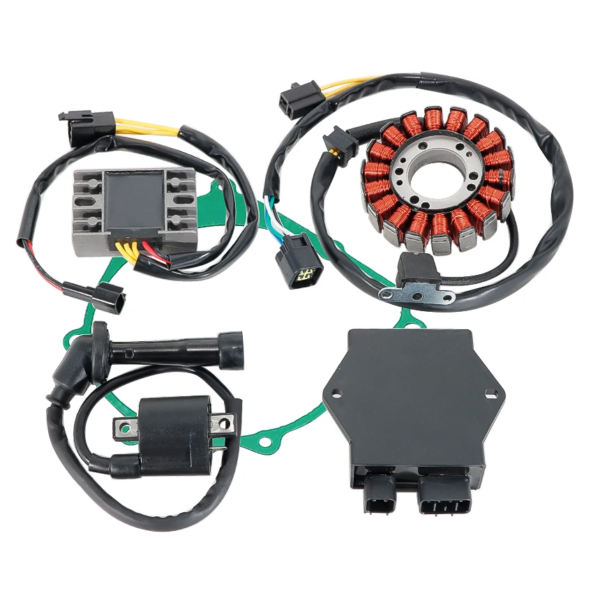 5PCS For Suzuki DRZ400 DR-Z400E DRZ400S SM Ignition Coil Stator CDI Box Regulator Gasket 11483-29F00 32800-29F00 32101-29F11 29F