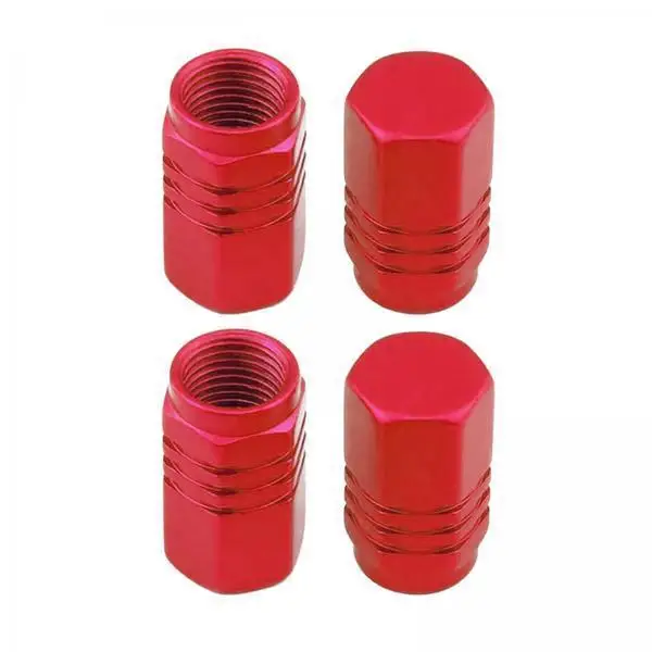 Universal Tire Valve Caps Heavy Duty Aluminum Alloy Dustproof Airtight Wheel Stem Covers for Car SUV Truck Bike Everyday Use