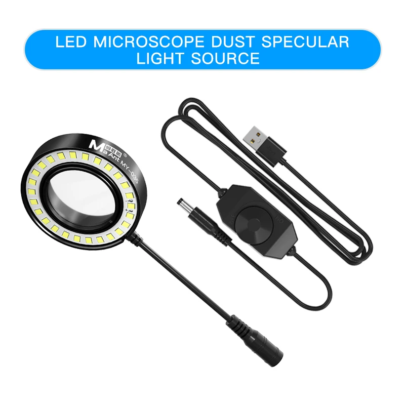 Maant MY-035 LED Microscope Aluminium Alloy Ring Lamp High brightness anti-fume Good dustproof, lighttransmittance, energy save