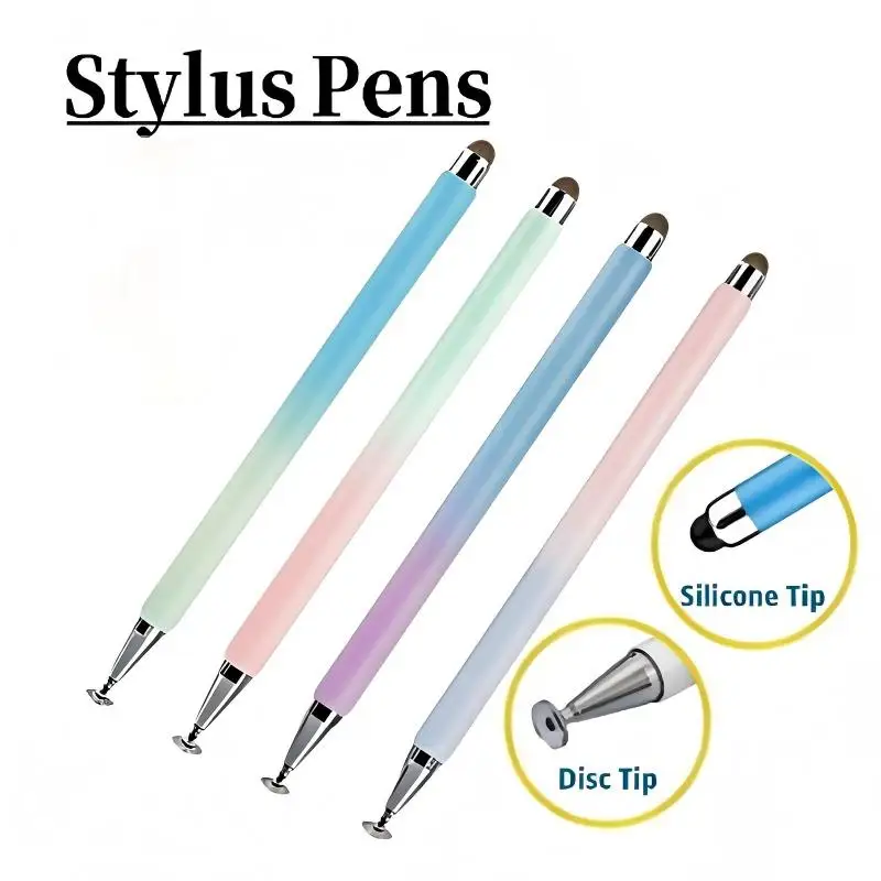 

Универсальный стилус 2-в-1 для iPad, планшетов и телефонов: высокоточный силиконовый стилус с дисковым наконечником для рисования и работы с сенсорными экранами.
