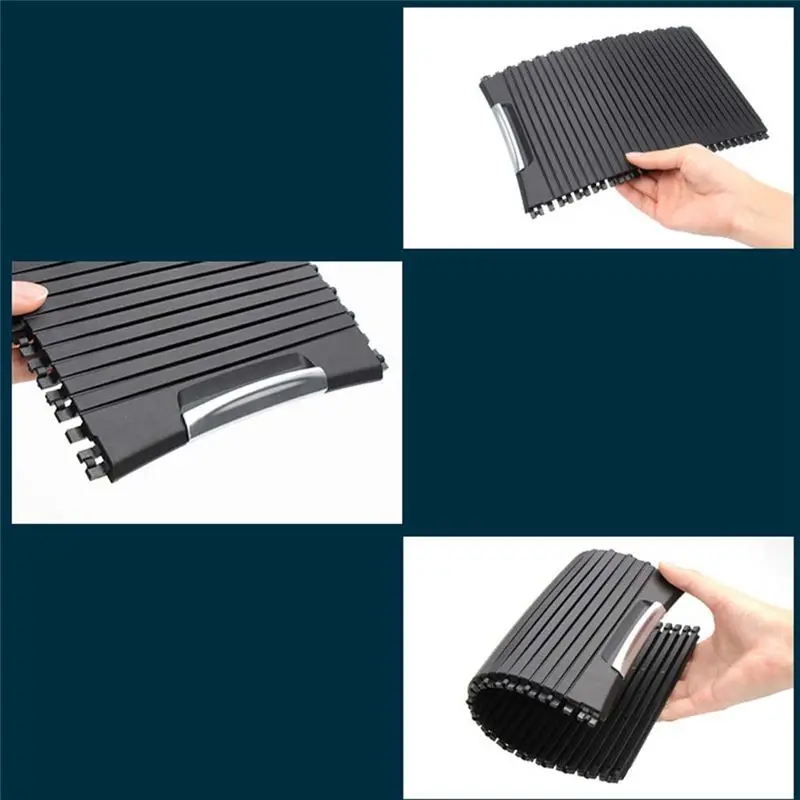 T17C Λ Car Center Console Armrest Box Roller Blinds Front Cup Holder Roller Curtain For Mazda CX4 2016-2021 ATENZA