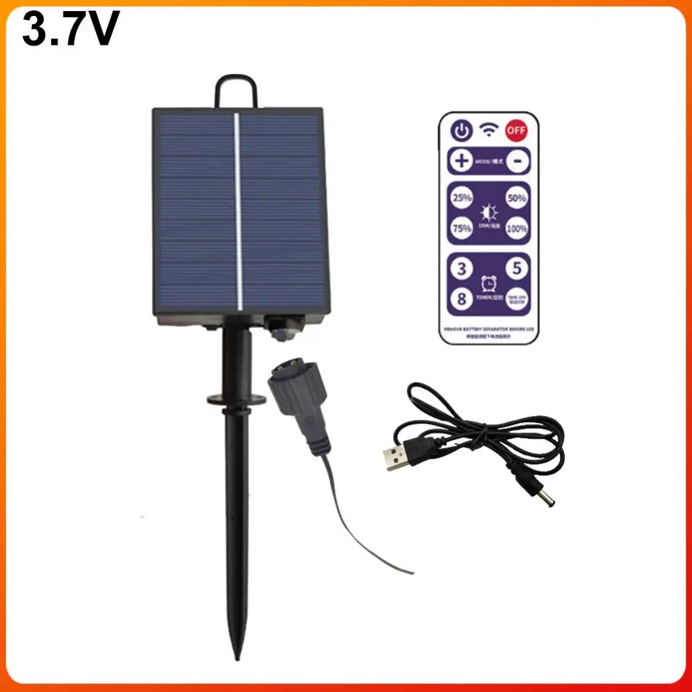 Solar Battery Box Kit Pack 3.7V 1200mAh LED Light String Control Box with Remote Control for LED String Strip Lamp 3.7V DIY