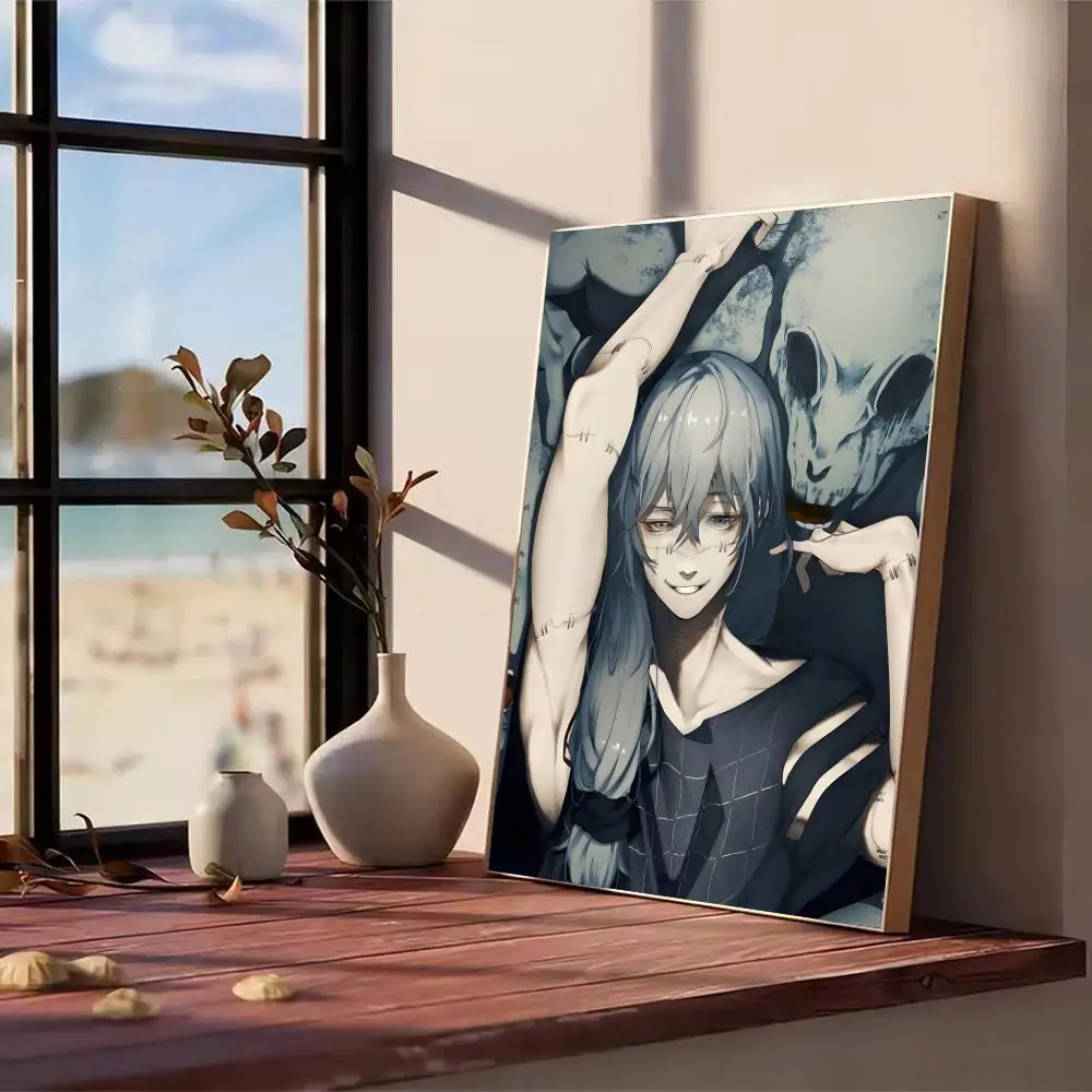 ماهيتو J-Jujutsu Kaisen اللوحة الخط HD طباعة تجعد الحرة جدارية الفن صور لغرفة المعيشة ديكور جدران المنزل قماش