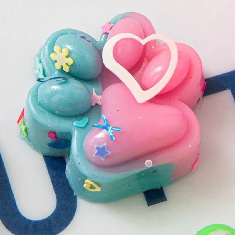 

10 шт. случайных миниатюрных игрушек-антистресс в виде кошачьих лапок, разноцветные, для снятия стресса, в мультяшном стиле