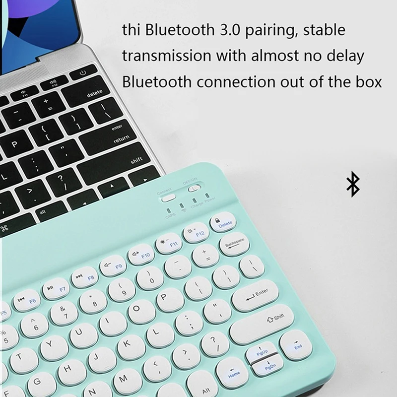 Беспроводная Bluetooth-клавиатура, мышь, перезаряжаемая клавиатура, многофункциональная мини-клавиатура и мышь для ноутбука, планшета