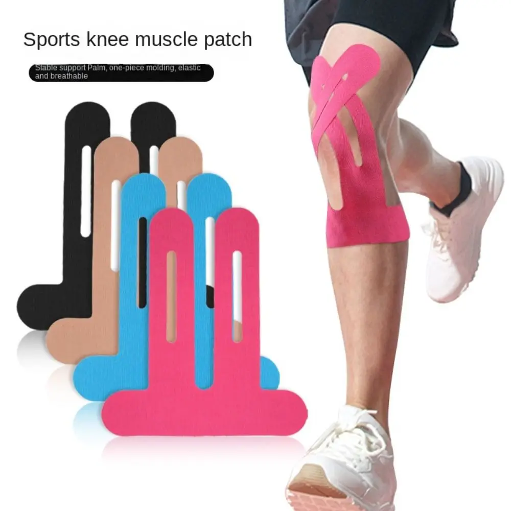 Muscle Patch Protector Kinesiology Tape Elastic Cotton Recovery Stickers Irregular Multiple Colors Elastic Knee Tape Exercise