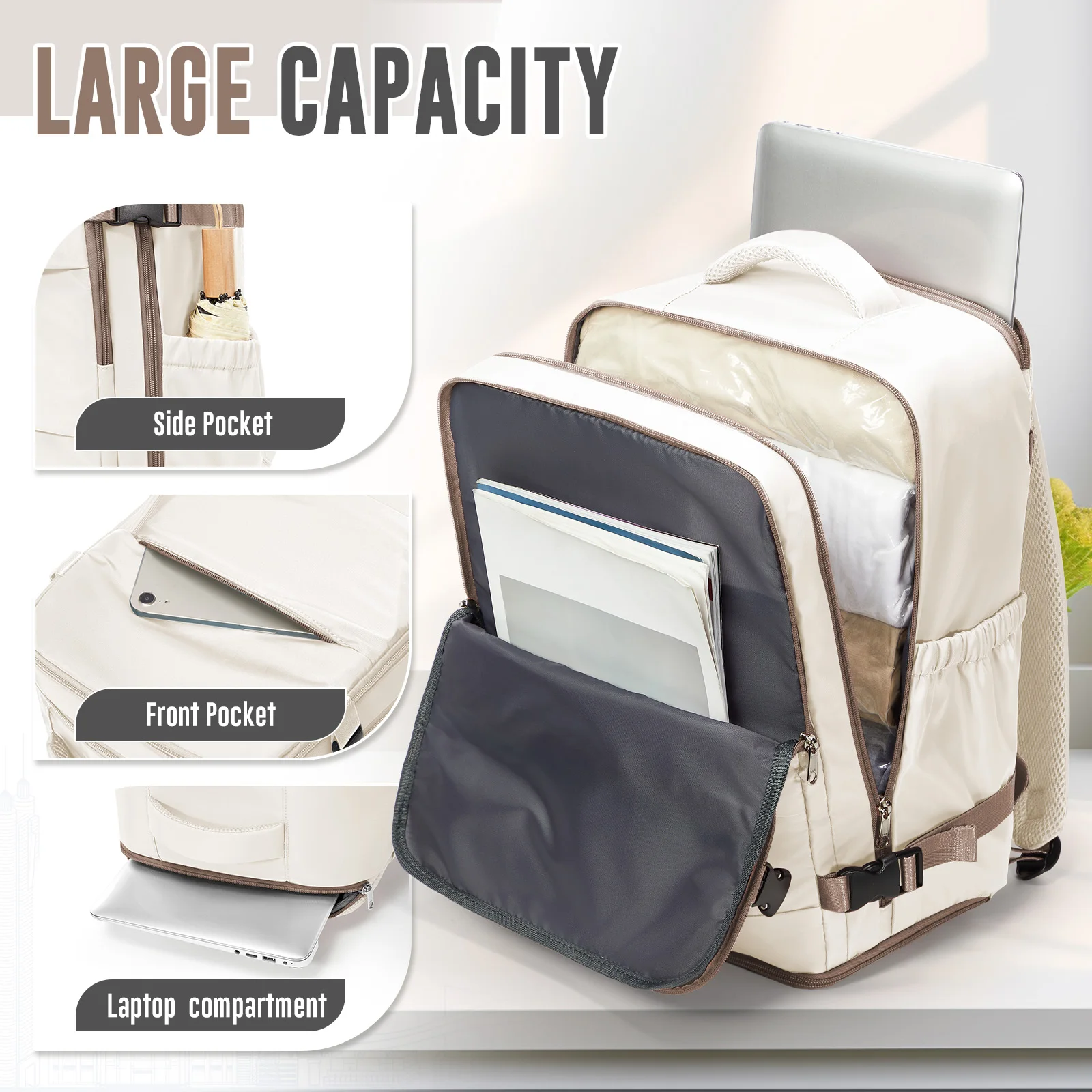 Clothing Storage Bag Vacuum Compression Backpack Ryanair Backpack 40x30x20 Cabin Luggage Bag Vacuum Storage Bag With Pump