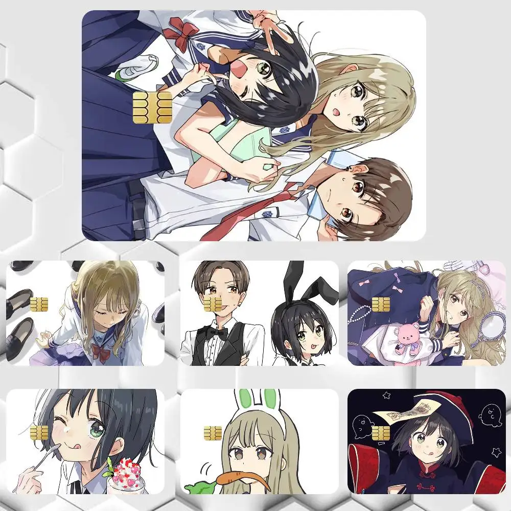 Senpai Wa Otokonoko Anime   Sticker Film Tape Skin for Credit Card Debit Card Waterproof Stickers Cartoon