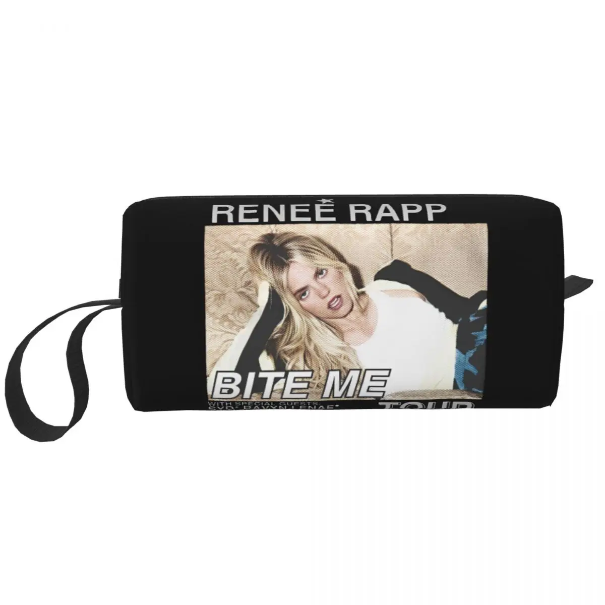 

Renee Rapp Tour Bite Me косметичка на молнии косметичка дорожная косметичка-органайзер кошелек для хранения для женщин