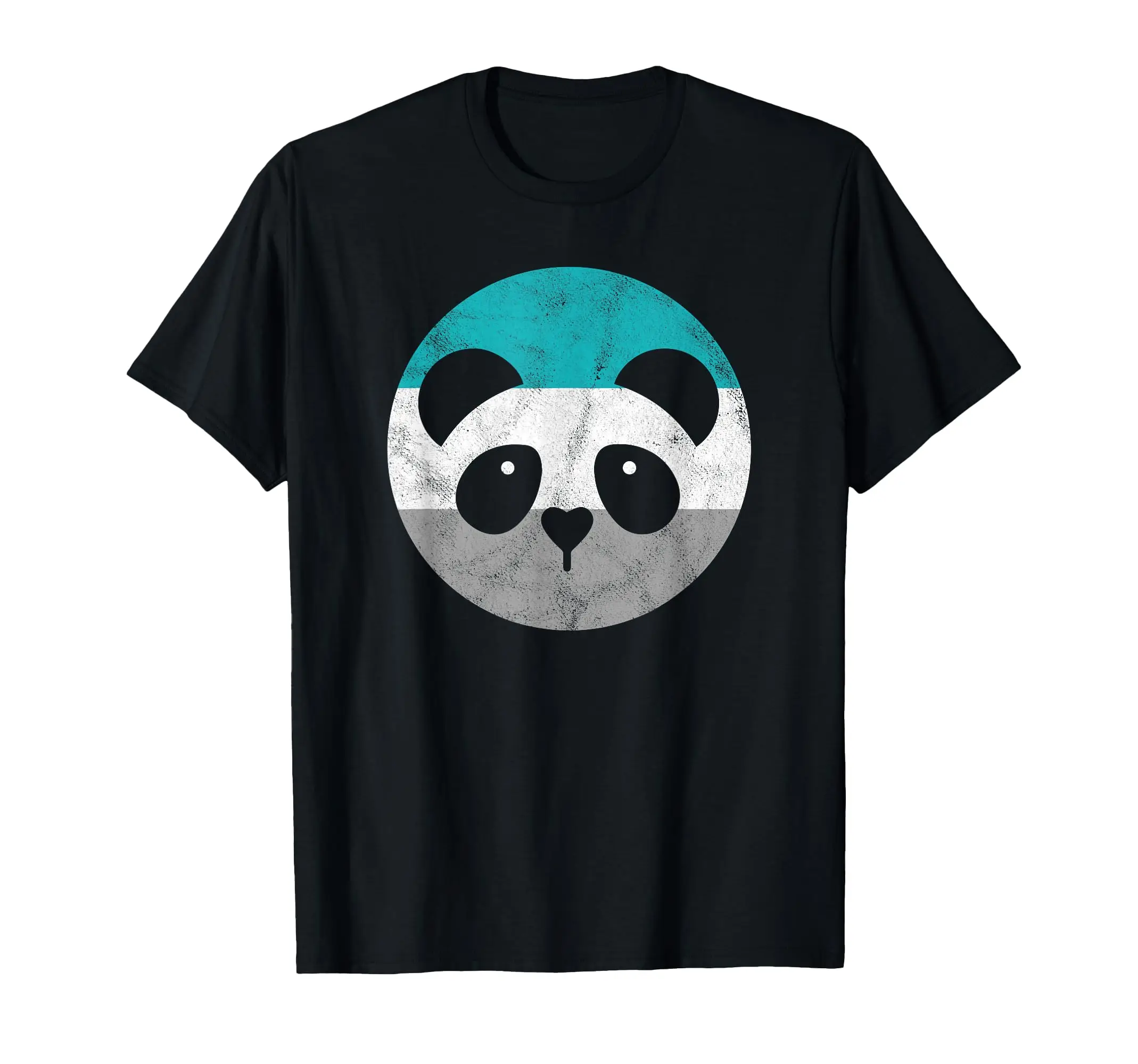 Panda Face Retro Classic Logo T Shirt and Stickers, Unisex Adult T Shirt Collection