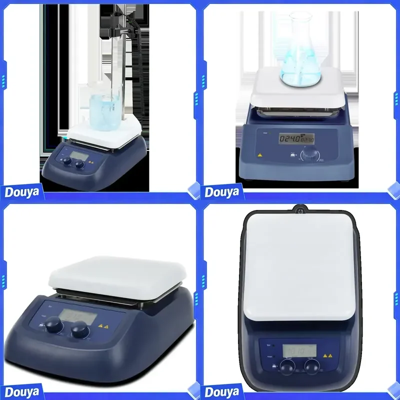 Large Volume 1800 RPM Intellab 4 Position Glass Magnetic Stirrer with Large Heating Plate for Lab OEM Customizable
