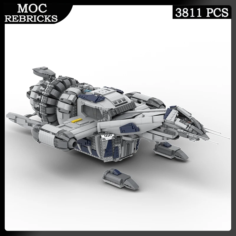 MOC Movie Space Series Firefly Serenity Malcolm Reynolds's Spaceship Models Puzzle Brick Toys DIY Education Kids XMAS For Gifts