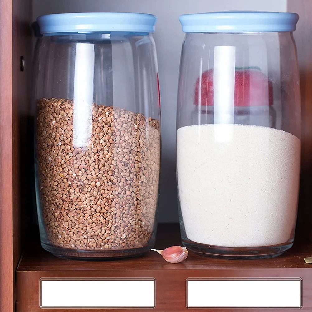 

1Set Adhesive Index Card Pockets Clear Plastic Sleeves Self Adhesive Label Holders for Organizing Storage Bins Binder Labels