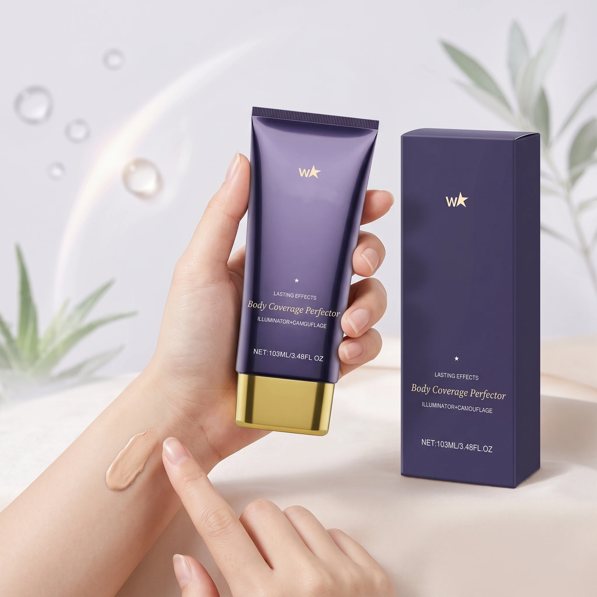 Body Concealer Foundation Full Coverage Long Lasting Flawless Waterproof Concealer Cover Facial Blemishes & Arms Legs Tattoos