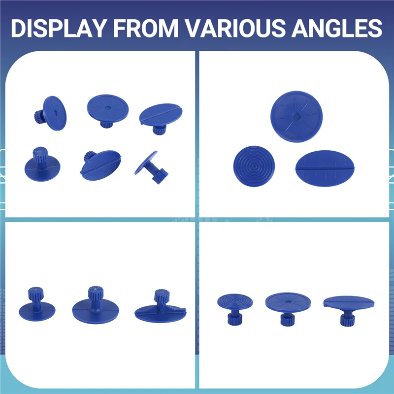 ชุดแผ่นดึงรอยบุบแบบไม่ทำสี 90 ชิ้น สำหรับรอยบุบขนาดเล็ก